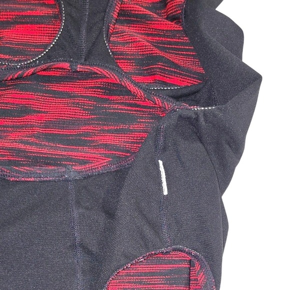 TYR Womens One Piece Swimsuit Black Red Space Dye Racerback Athletic Swimwear 10 - Picture 4 of 6